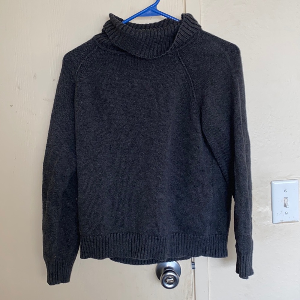 grey turtleneck